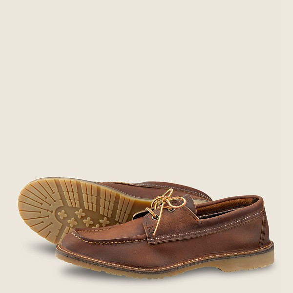 Red Wing Oxford Hombre Marrom - Weekender Camp Moc -R Rough & Tough Cuero - 920-CFXAMN